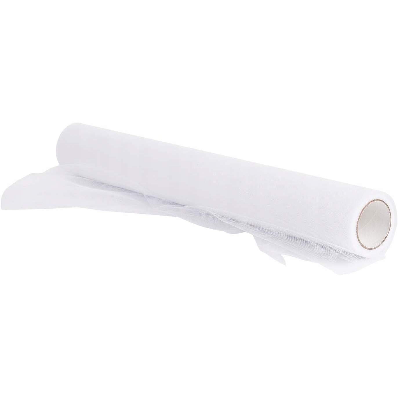 TIUL DO DEKORACJI ŚLUBNYCH BIAŁY - 50cm
