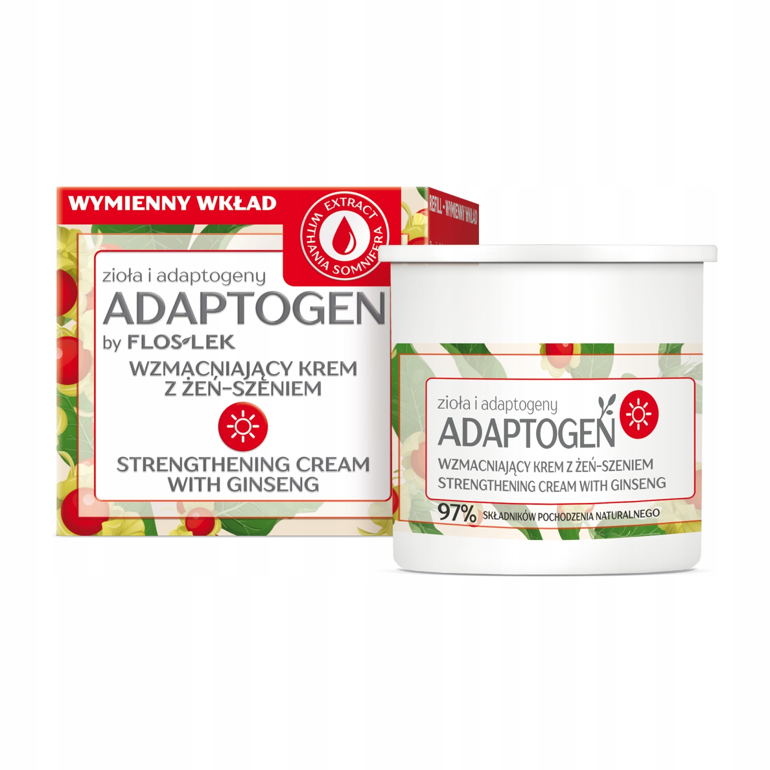 

Adaptogen Wzmacniający krem z żeń-szeniem