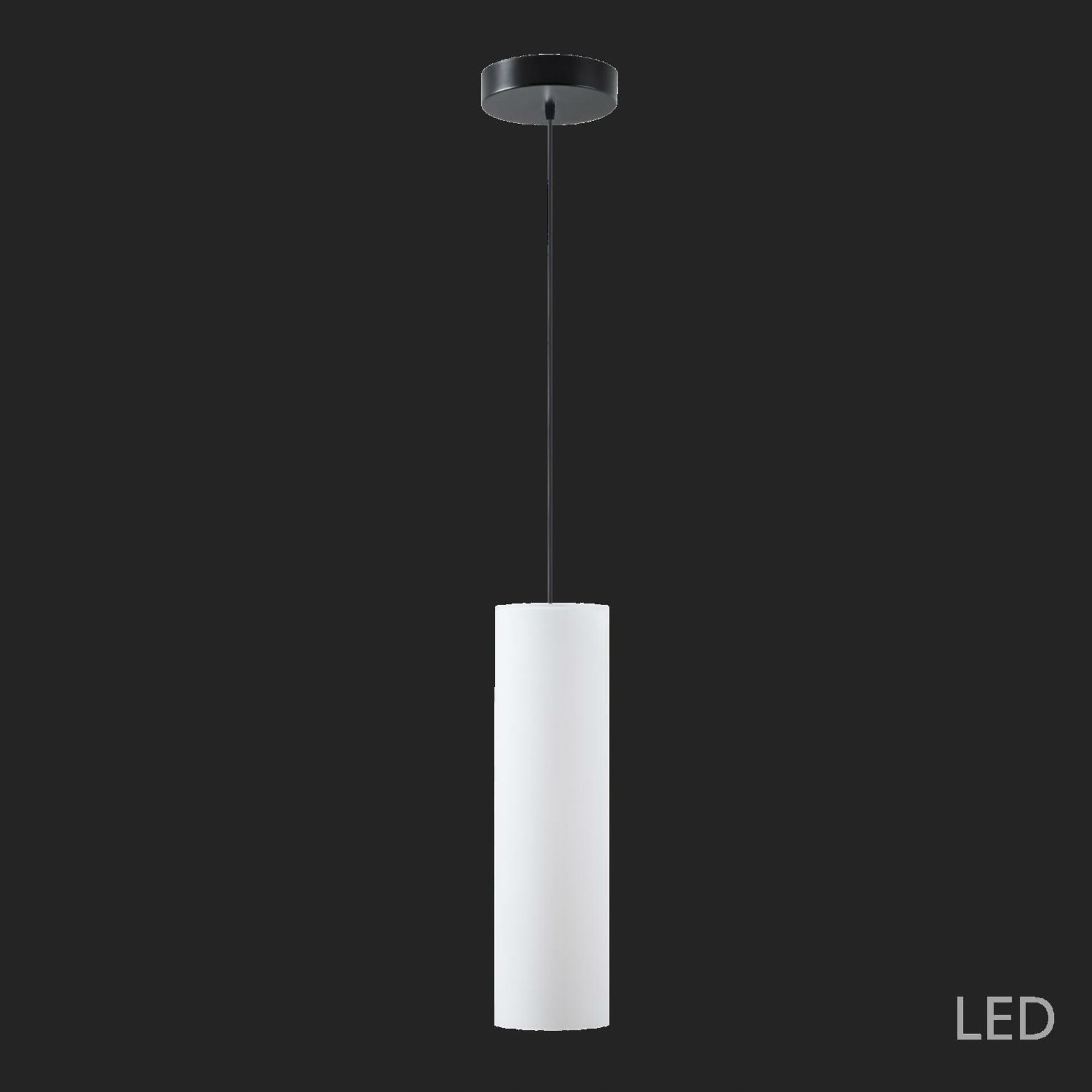 Osmont 68407 Kuma S3 závesné sklenené svietidlo čierna biela IP20 3000 K 65W