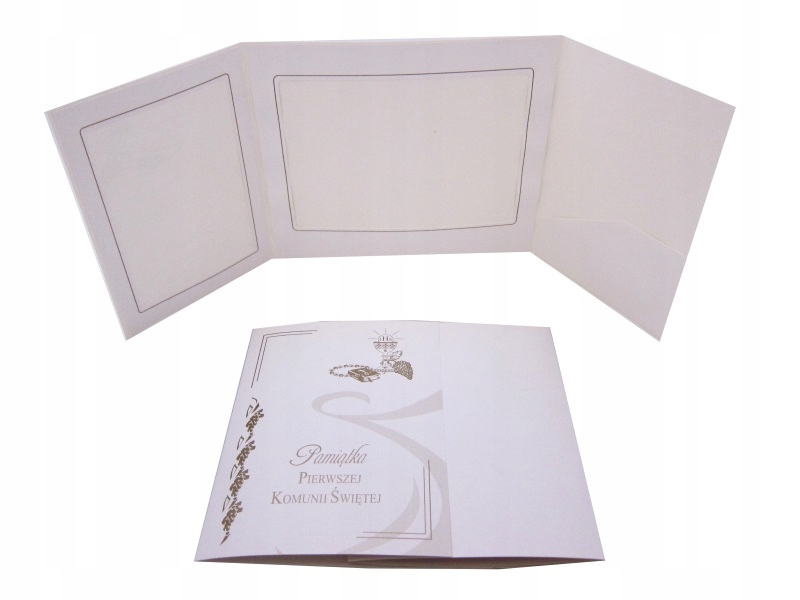 

Album jamnik 13x18 z 15x21 Komunia na 3 zdjęcia+