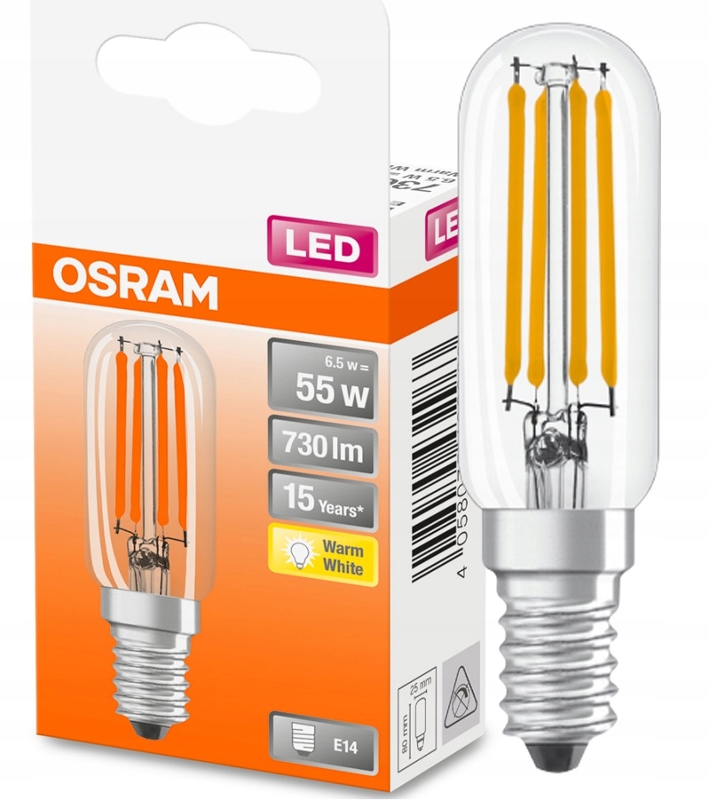 

Osram Led rurkowa T26 6.5W 55W E14 2700K