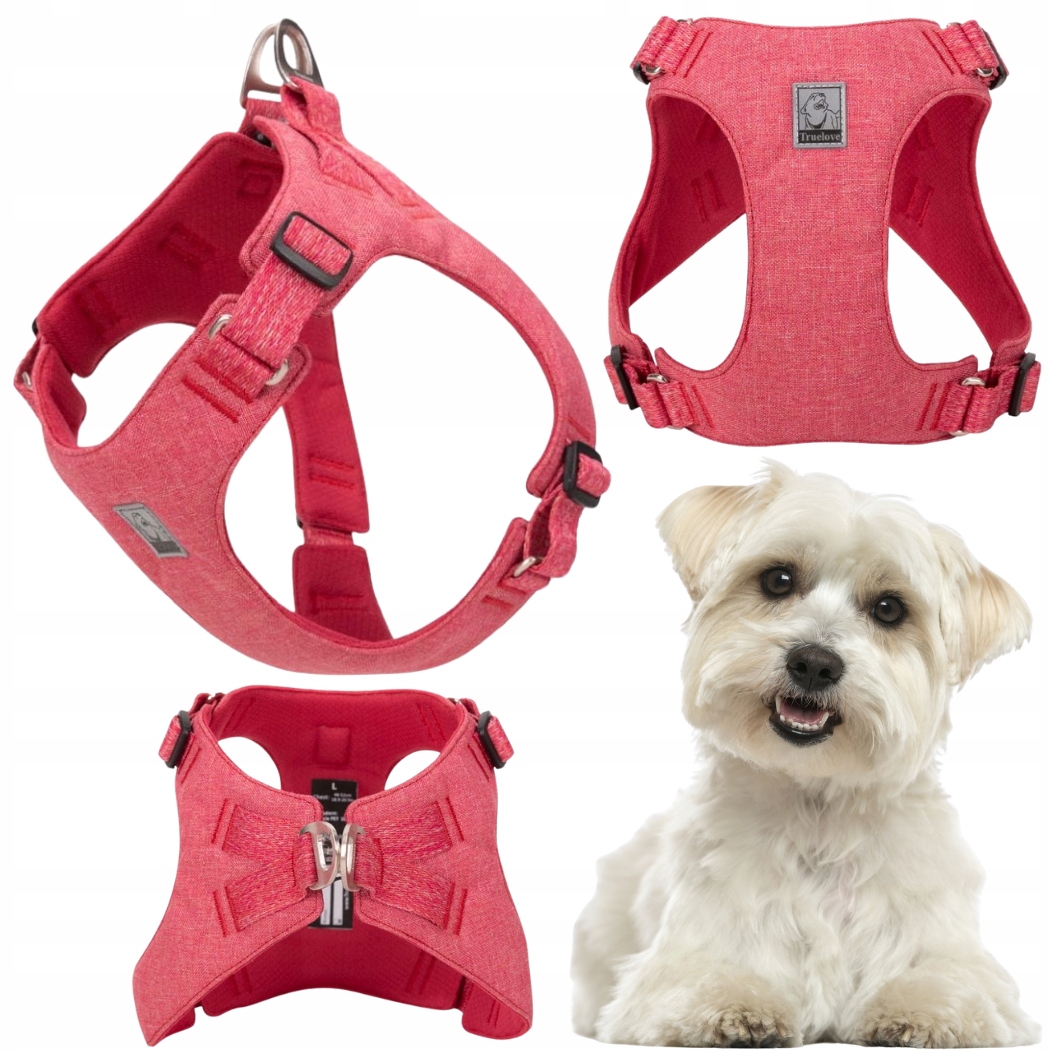 Levně Obojky Pro Psa Ultralehké Jemné Truelove Wings Eco Červené Xs
