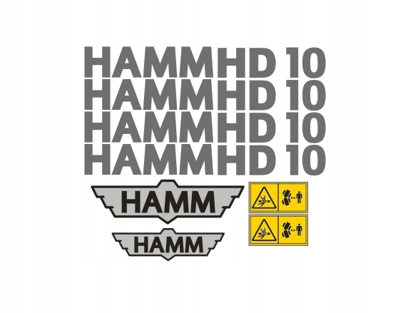 Samolepky polep Hamm Hd 10