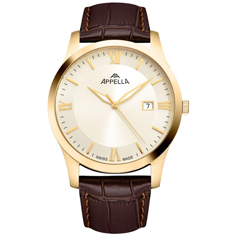 Pánské Hodinky Appella L12004.1B61Q hnědé