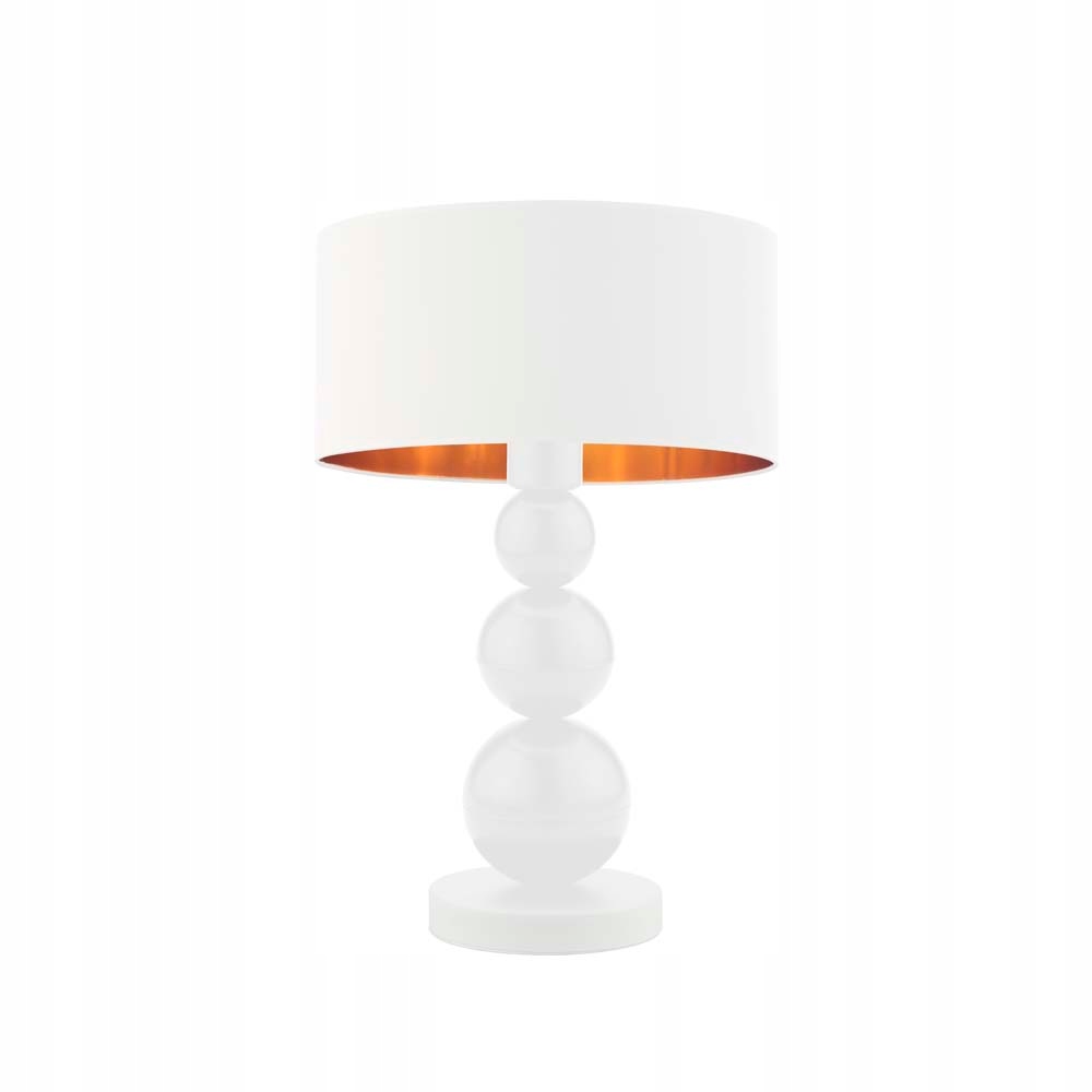 Lampka stołowa z abażurem HONOLULU GOLD lampa LED Typ nocna stołowa