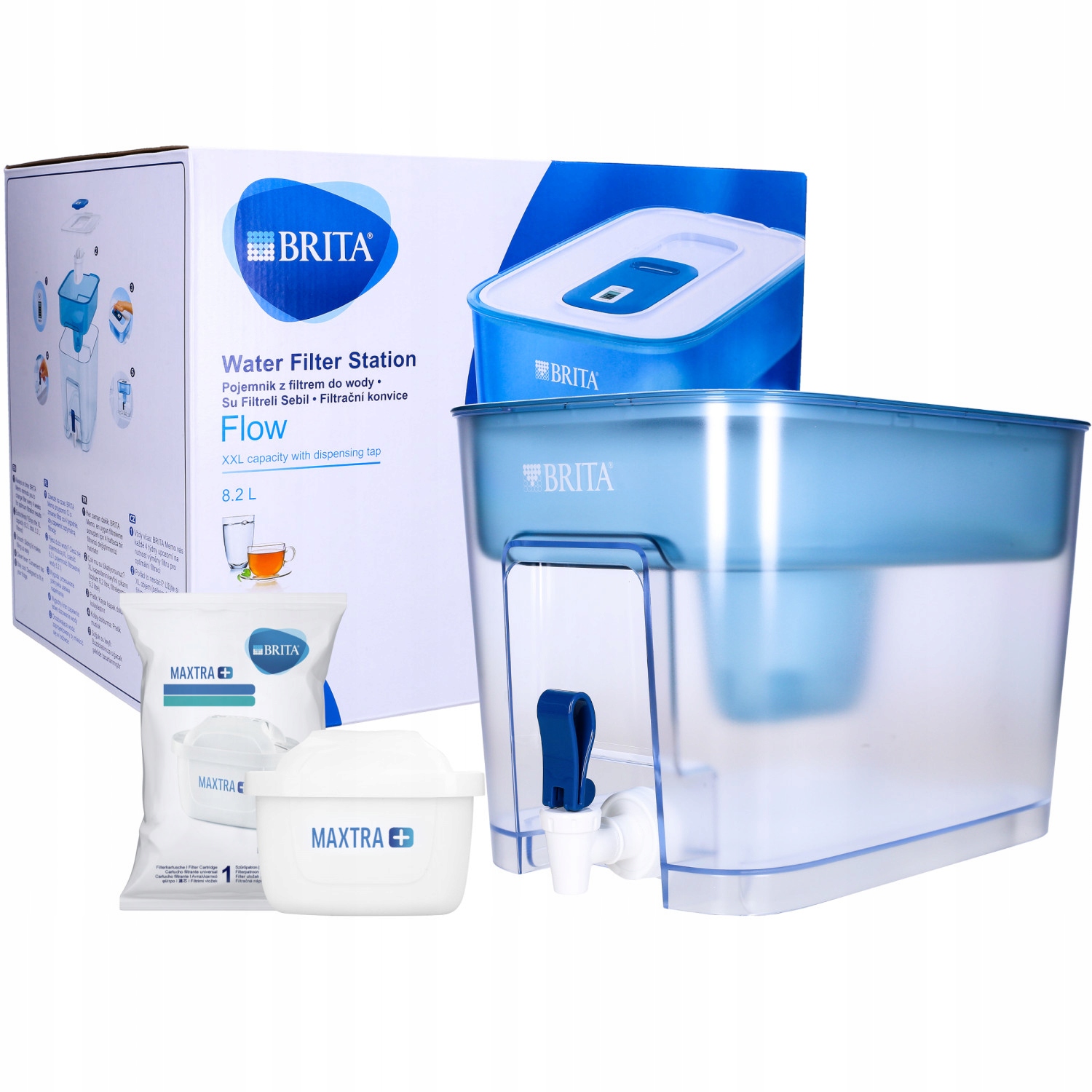 BRITA Dystrybutor Flow 8.2 l + 1x Maxtra + Cartridge desde 35,00 €