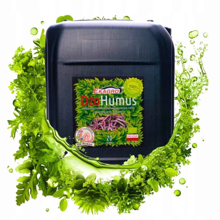 100% Naturalny Biohumus Humus płynny Extra 20l Eko Humus do Warzyw