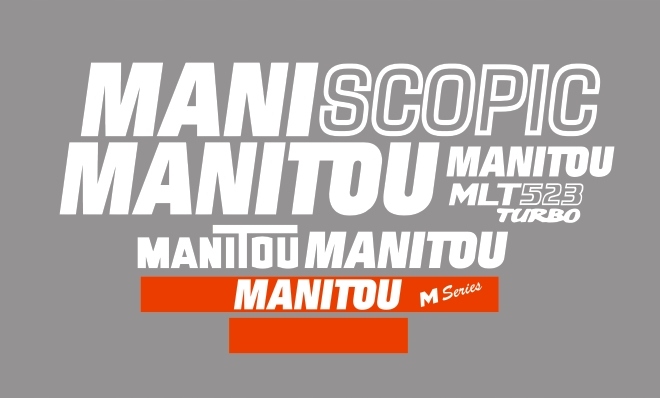 Samolepky samolepka Manitou Mlt 523