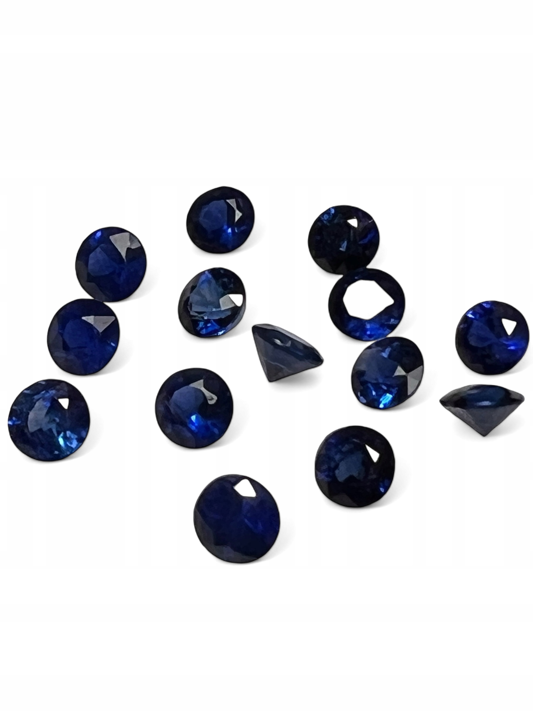 Safír Blue Přírodní 3 mm Kus