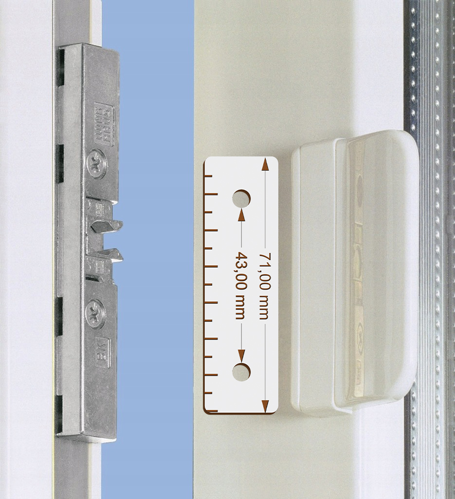 ZATRZASK BALKONOWY UCHWYT KLAMKA DO DRZWI POCHWYT OKIEN I DRZWI BALKONOWYCH Marka Decortrend