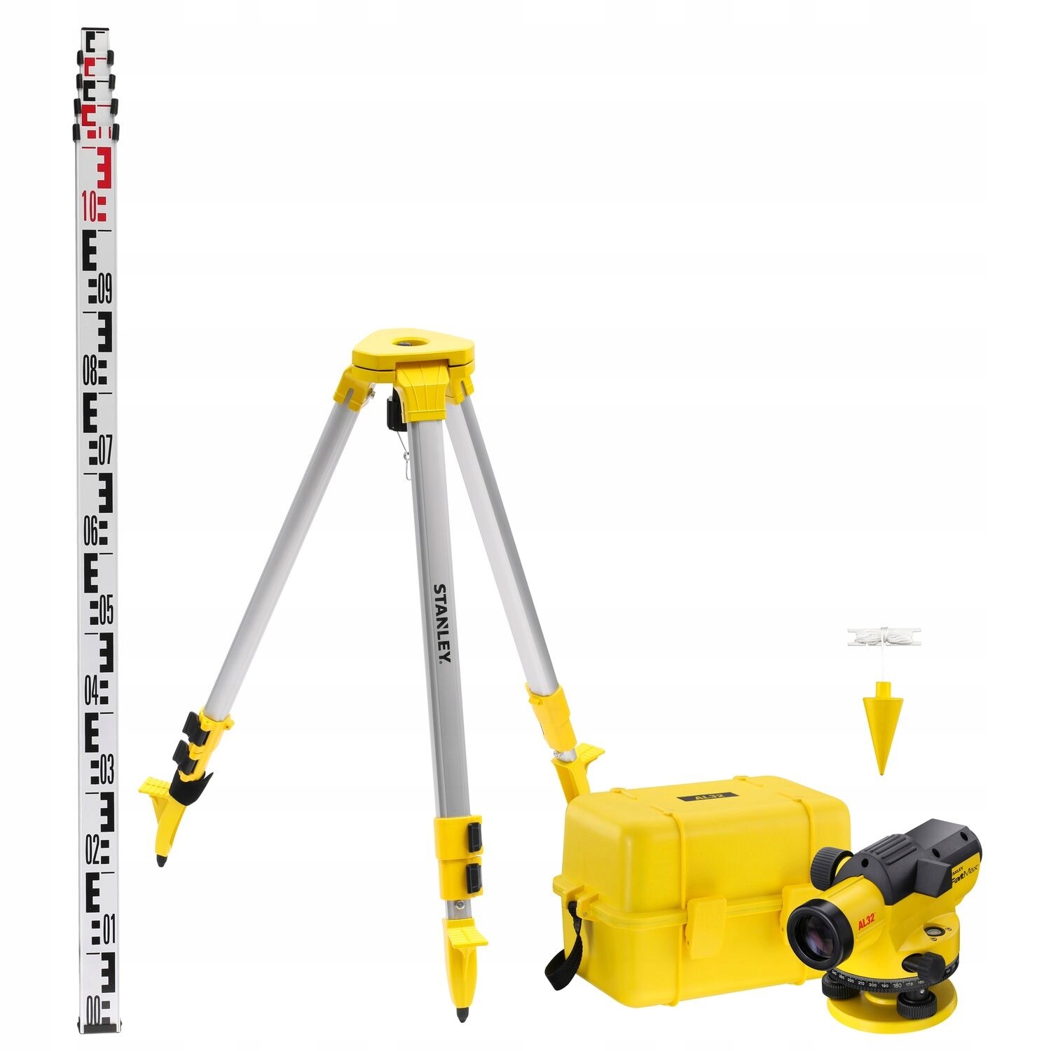 Niwelator optyczny STANLEY FATMAX AL32 Zestaw ze statywem i łatą 1-77-245