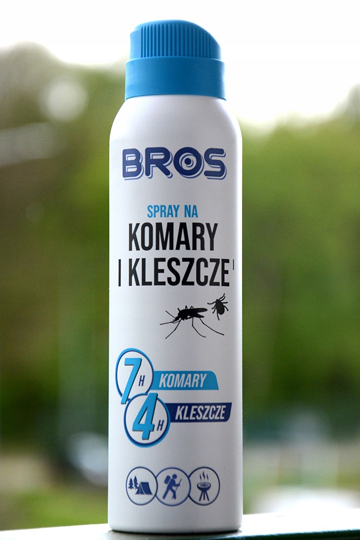 BROS spray na KOMARY i kleszcze na odzież 90 ml 2x Kod producenta 38089190