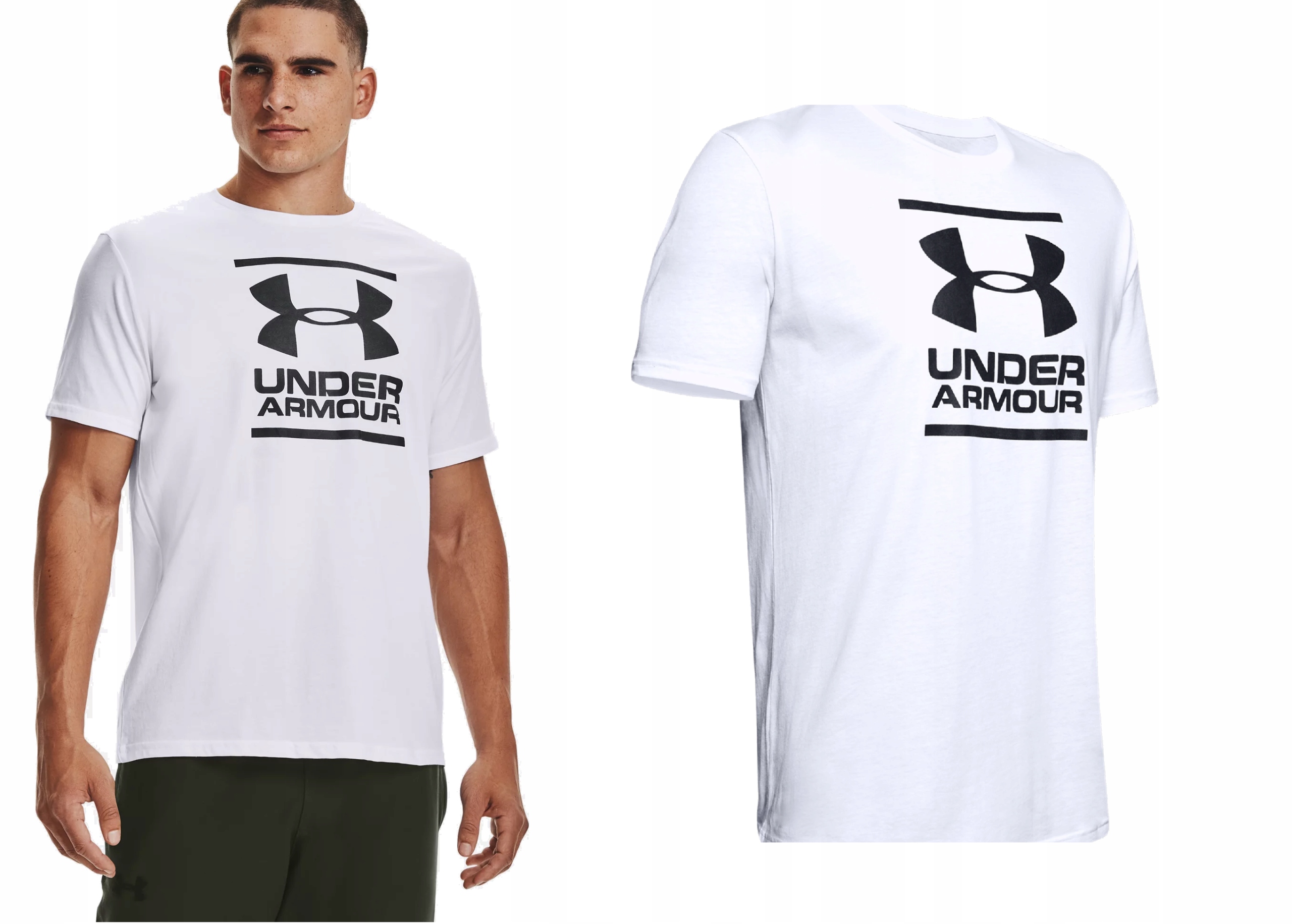 

T-shirt Męski Under Armour Koszulka Biała 3XL