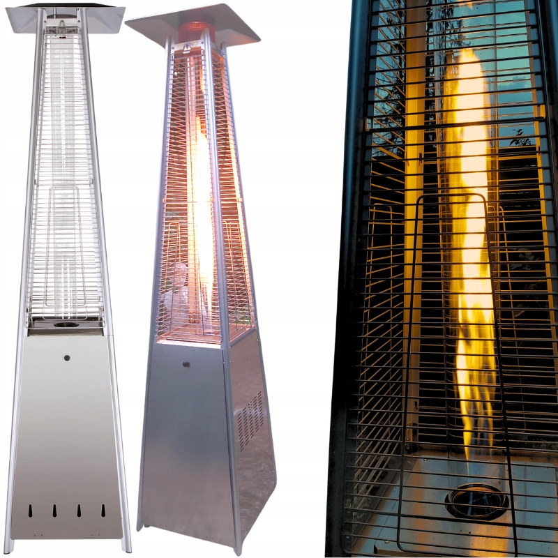 PARASOL GRZEWCZY PROMIENNIK TARASOWY OGRZEWACZ GAZOWY OGRÓD BALKON TARAS