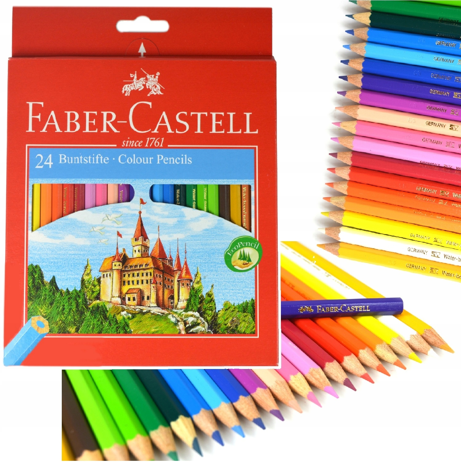 

Kredki ołówkowe Faber-castell Eco 24 Zamek