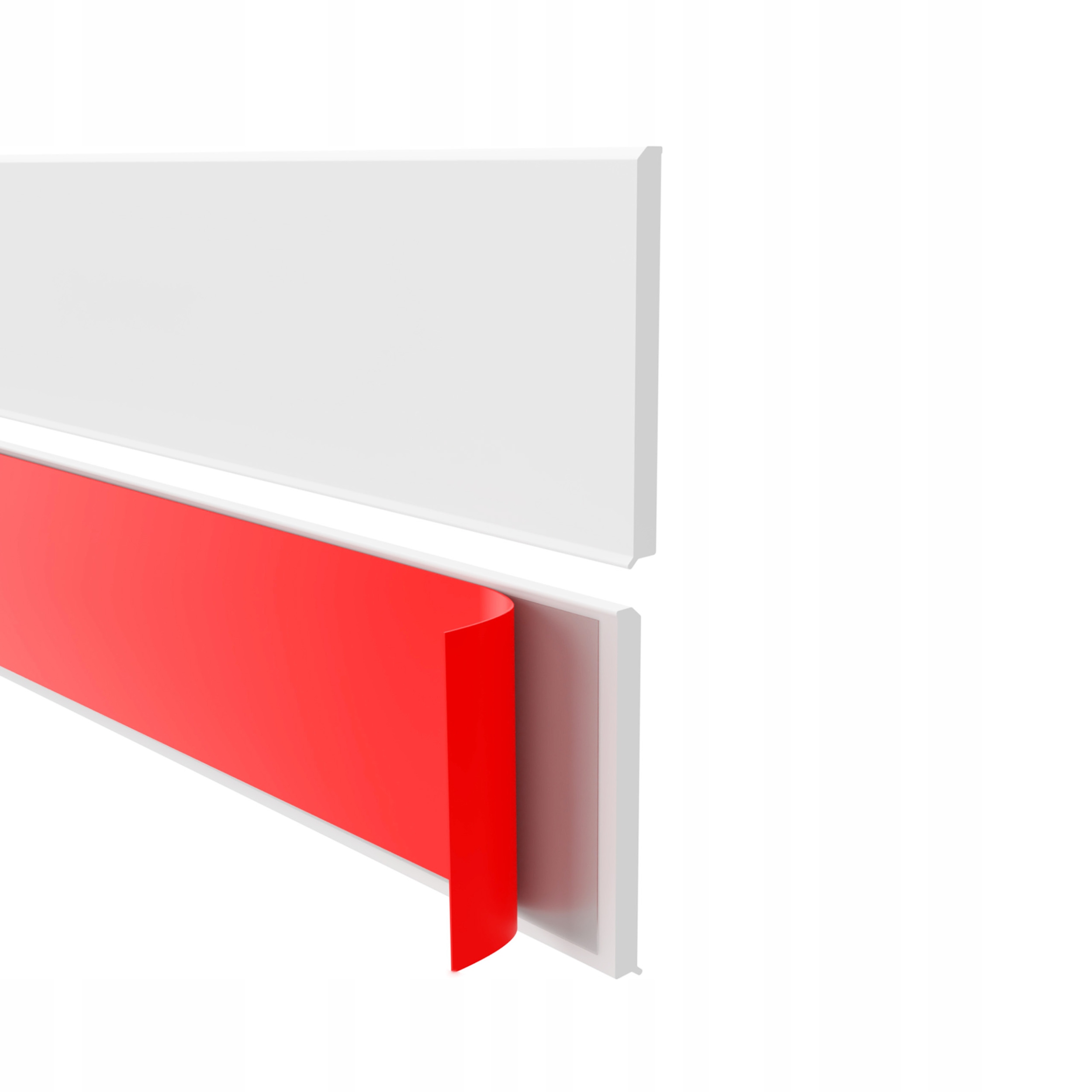 Podlahová lišta samolepicí Pvc, Premium, 100 mm x 10 m, bílá Ral 9003
