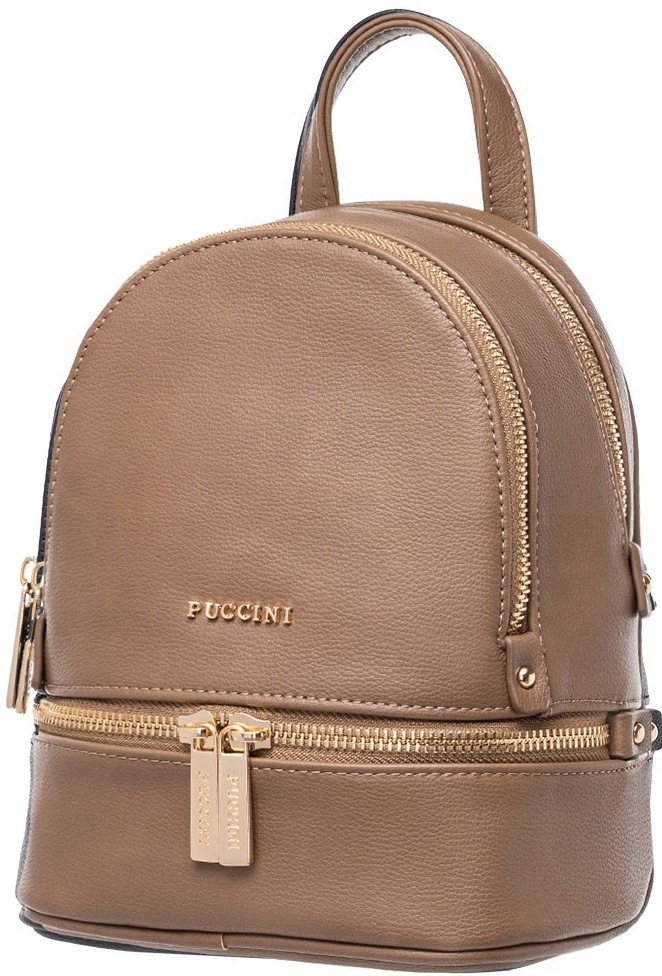 PU36 Puccini Timeless plecak miejski ekoskóra 10x17x22 cm