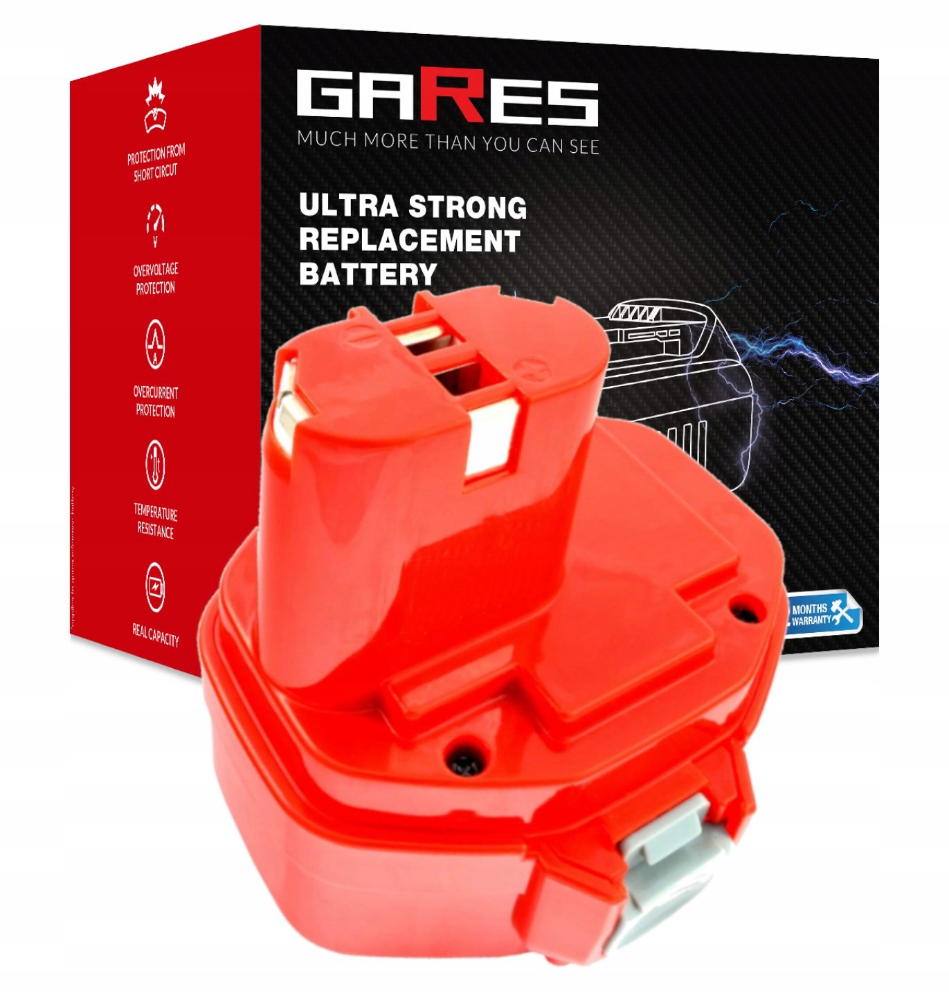 Akumulátor pro Makita 1420 1433 6228D 14,4V 3Ah