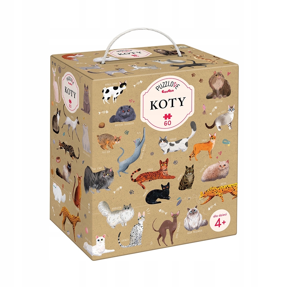 

Puzzlove CzuCzu: Koty 60 el.
