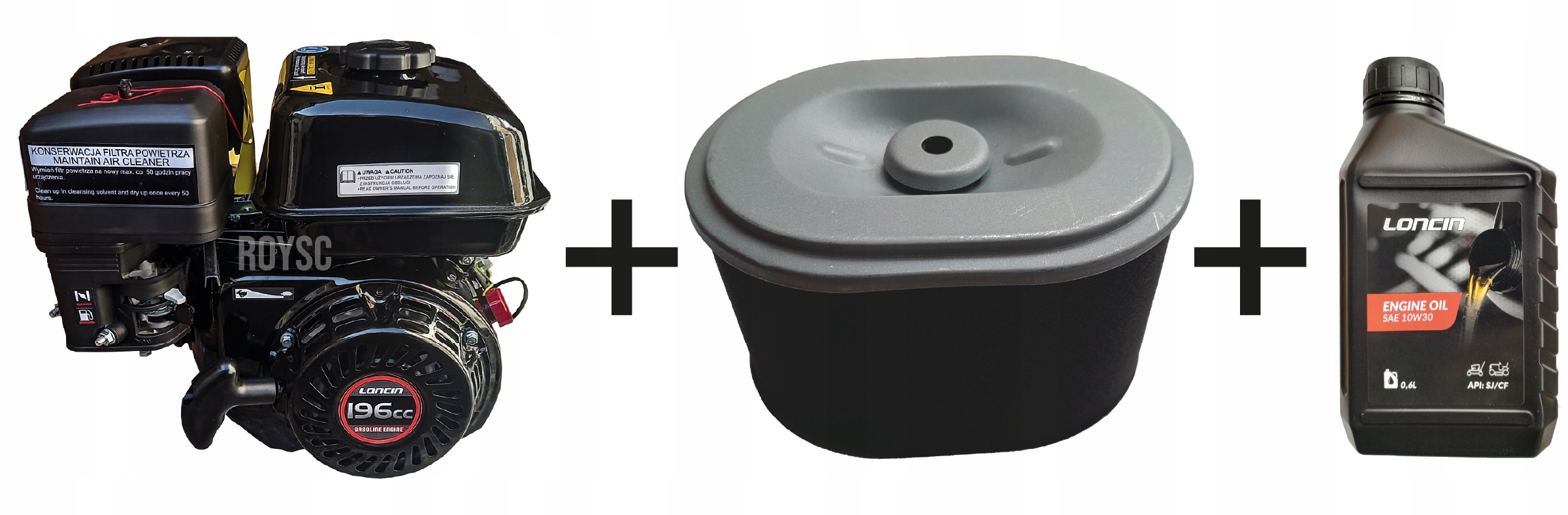 Silnik do zagęszczarki LONCIN G200 wał 20mm + OLEJ