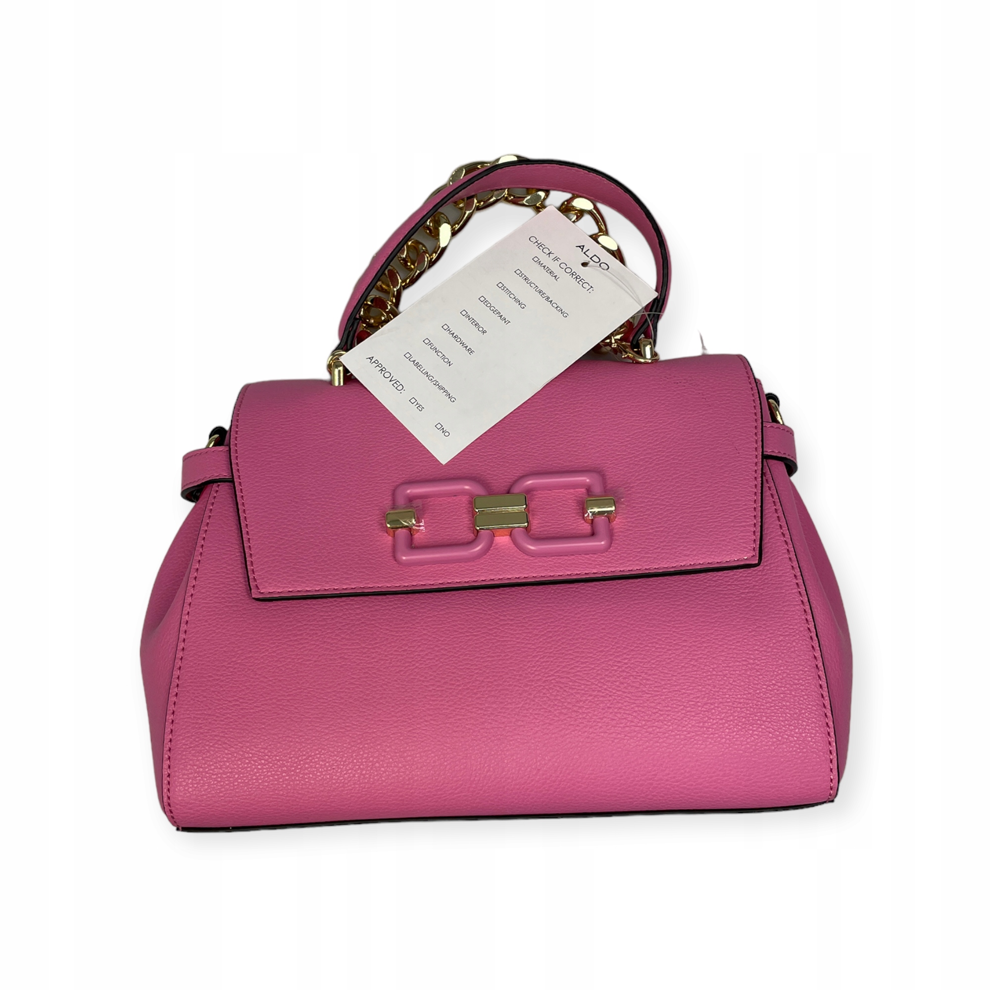Dámská příruční růžová kabelka s popruhem Aldo