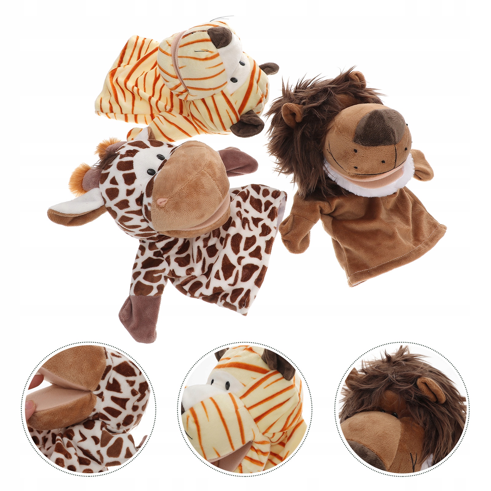 MIĘKKIE INTERAKTYWNE ZABAWKI PLUSZ ZWIERZĄT 3 Marka bez marki