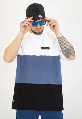 Tričko Mass Zone bílo-modré, černé