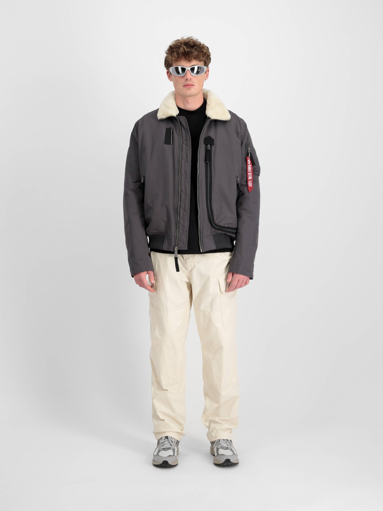 bunda DA-3 Bomber vintage grey velikost M M