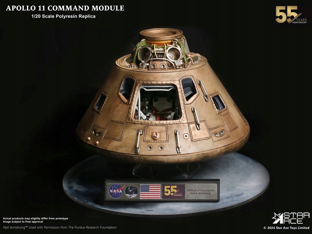 Replika velitelského modulu Apollo 11 v měřítku 1:20 (DX) – 20 cm