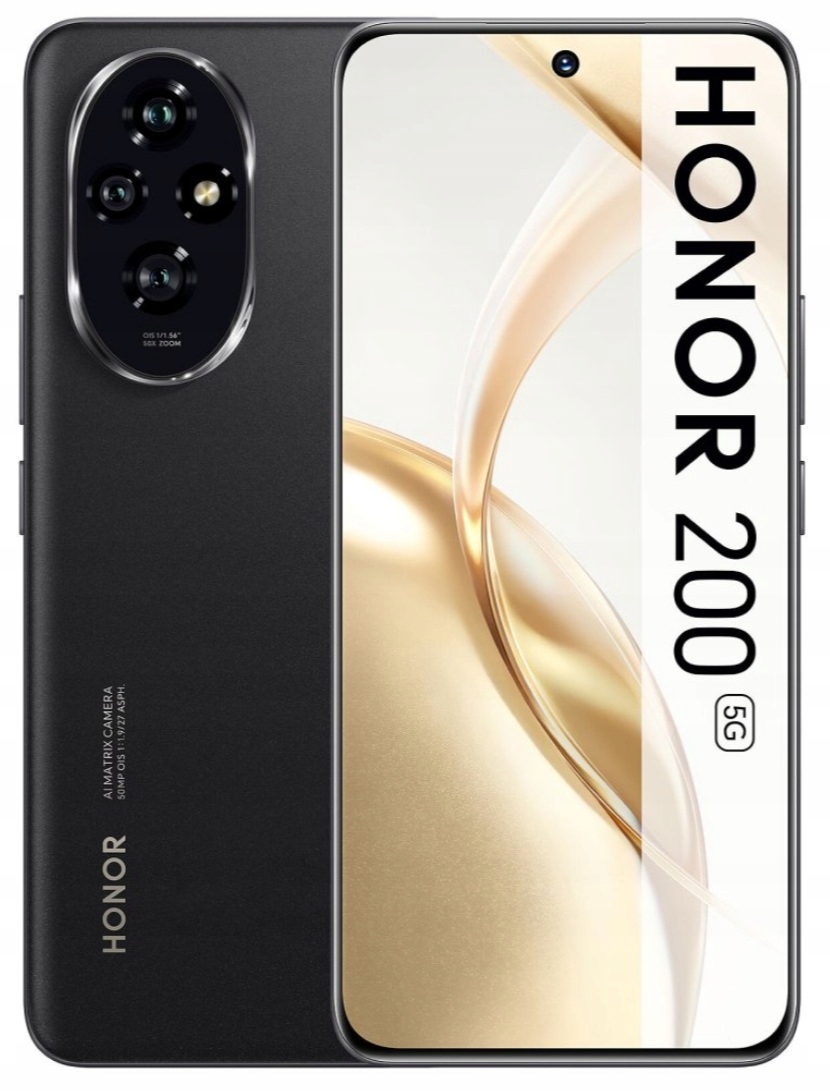 Honor 200 5G Midnight Black 8/256 Gb Nfc 5200 mAh 120 Hz