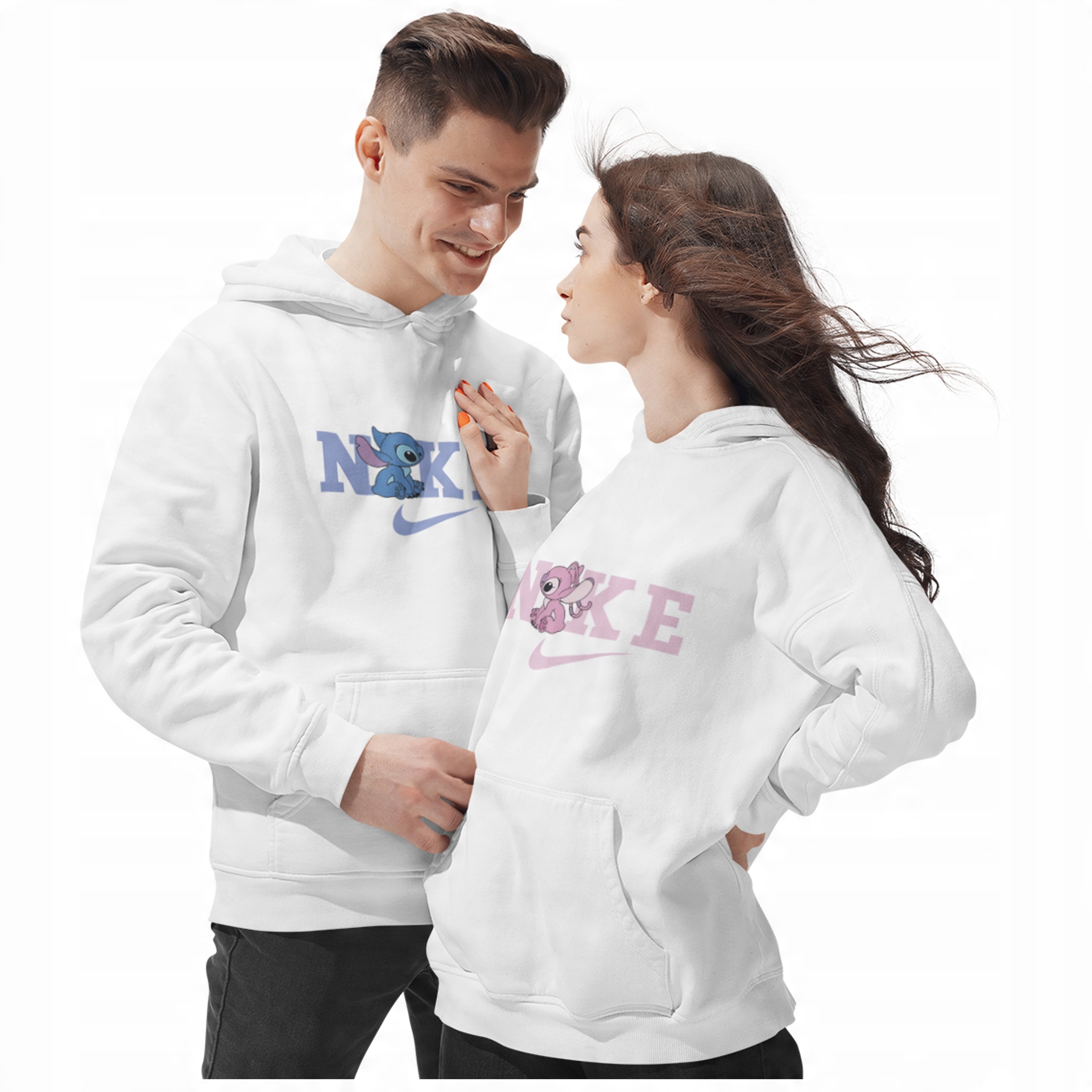 

Bluzy Stich Dla Par Zestaw z kapturem S