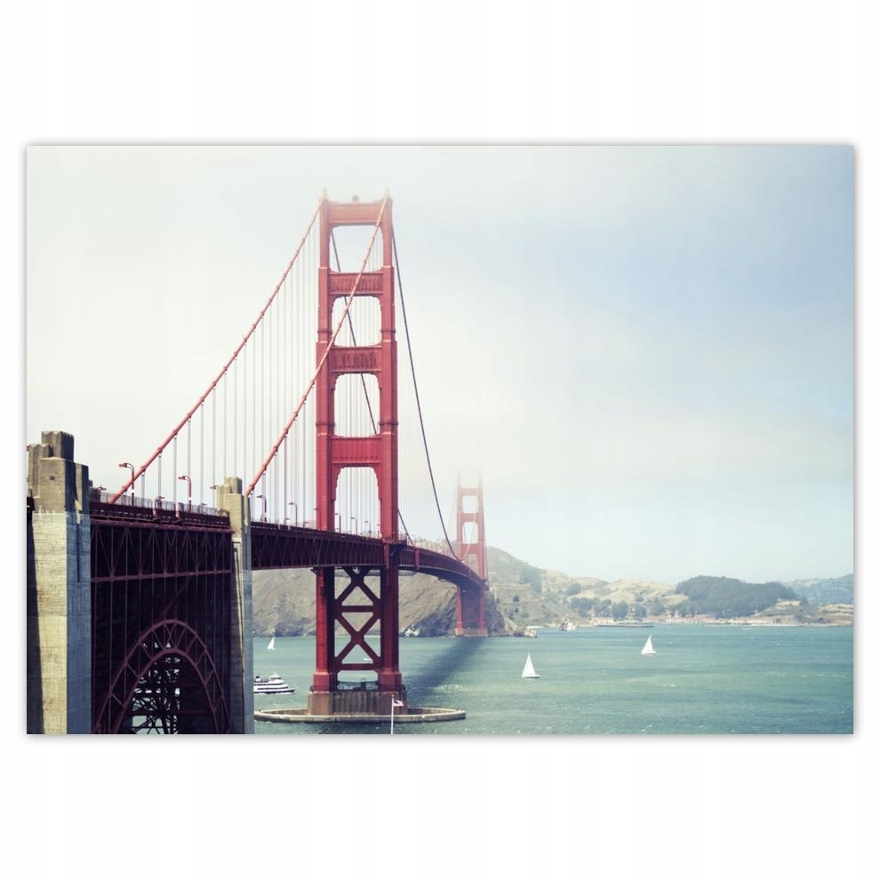 

Plakaty 70x50 Golden Gate za dnia