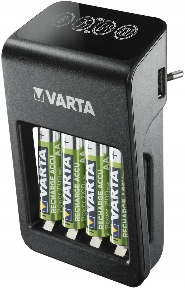 Nabíj. Varta LCD Plug Charger+ Plus 57687 +4xR6 2100