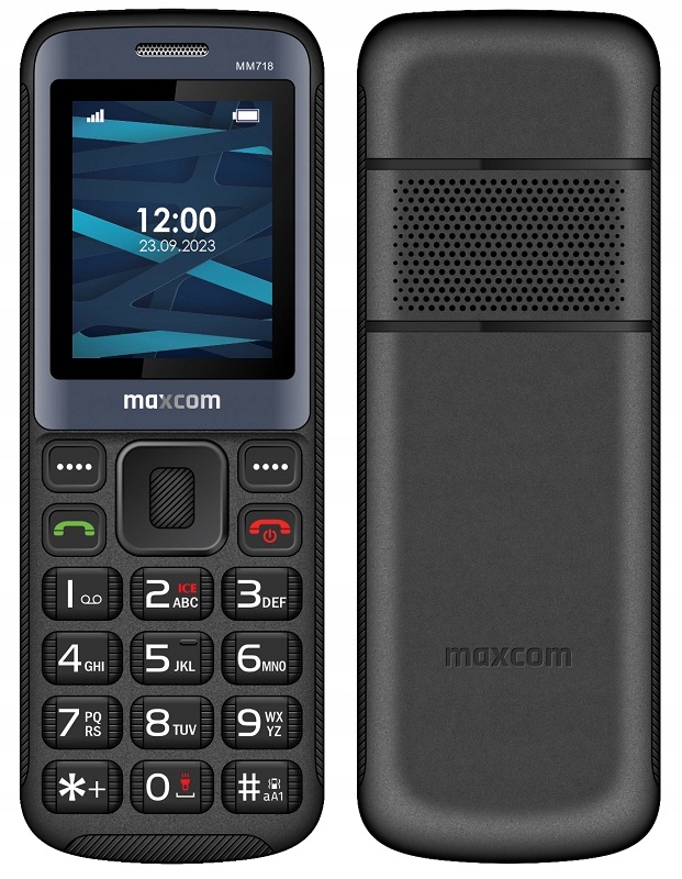 Telefon Komórkowy Dla Seniora Maxcom MM718 4G Volte Bluetooth Latarka