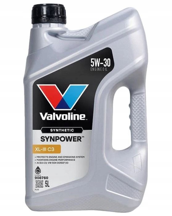 Olej Valvoline SynPower 5w30 XL-III C3 LL04 504/507 5L