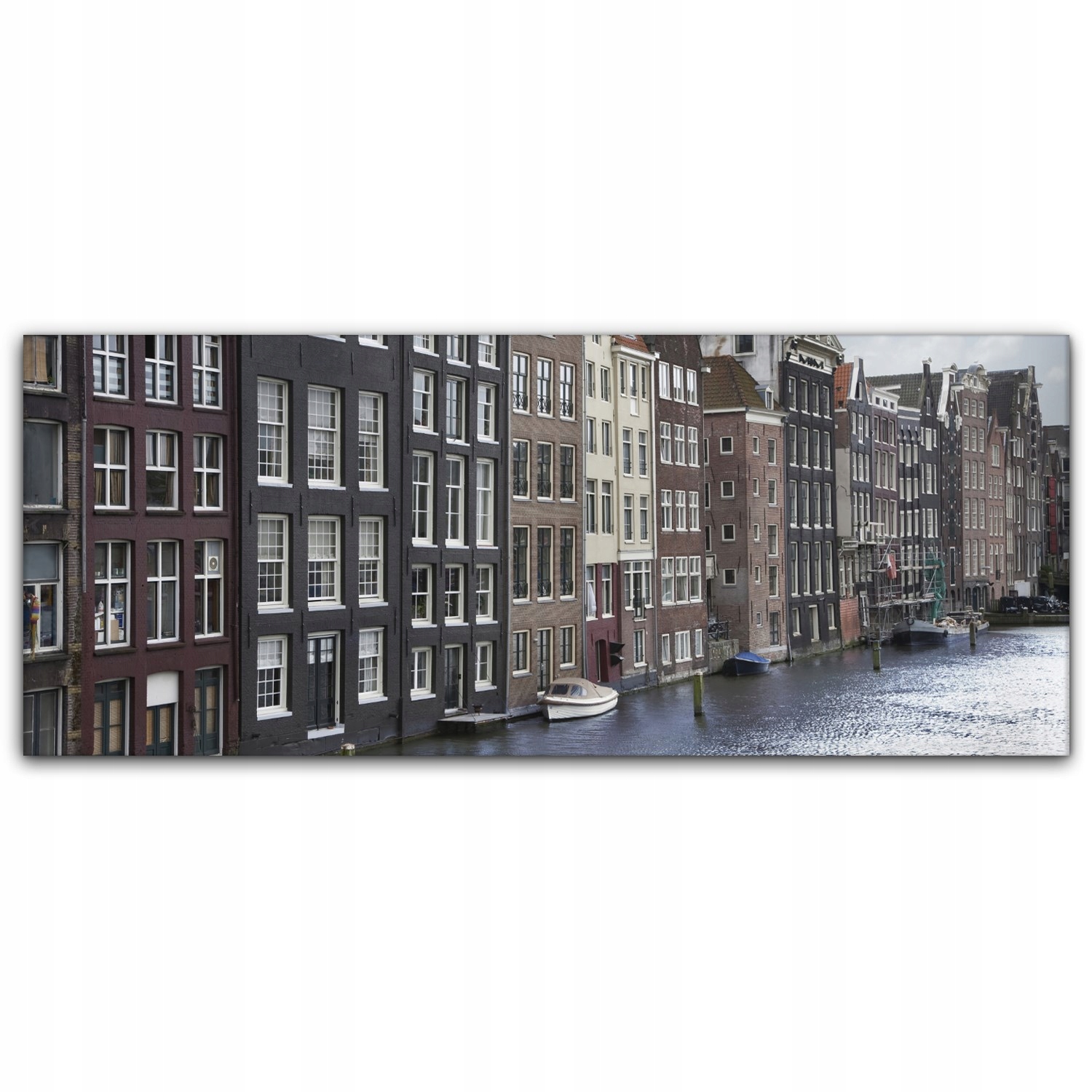 

Foto-obraz canvas 125x50 Domy Kanał Architektura