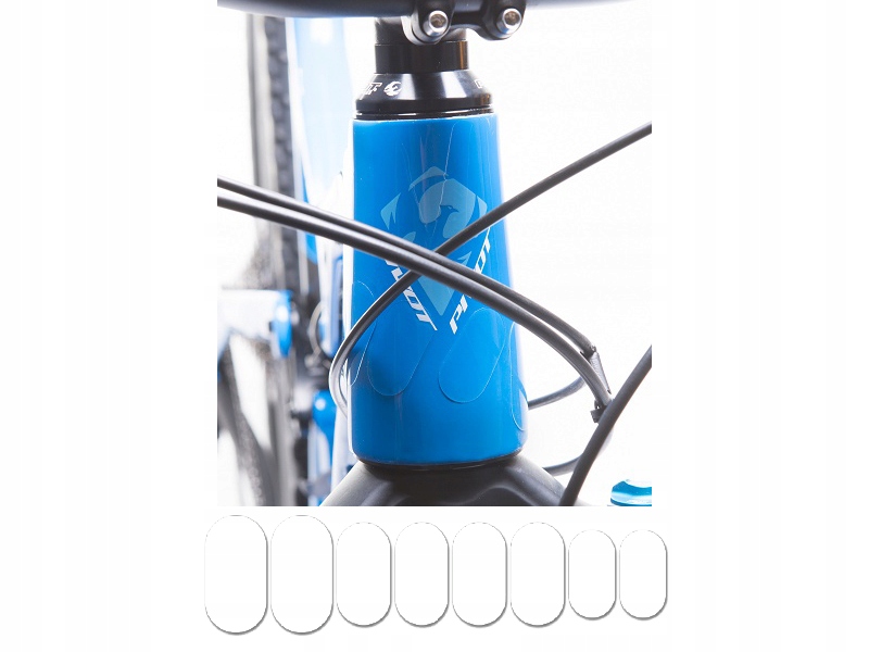 Osłona na ramę LIZARDSKINS PATCH KIT CLEAR zestaw 8szt. przezroczysta