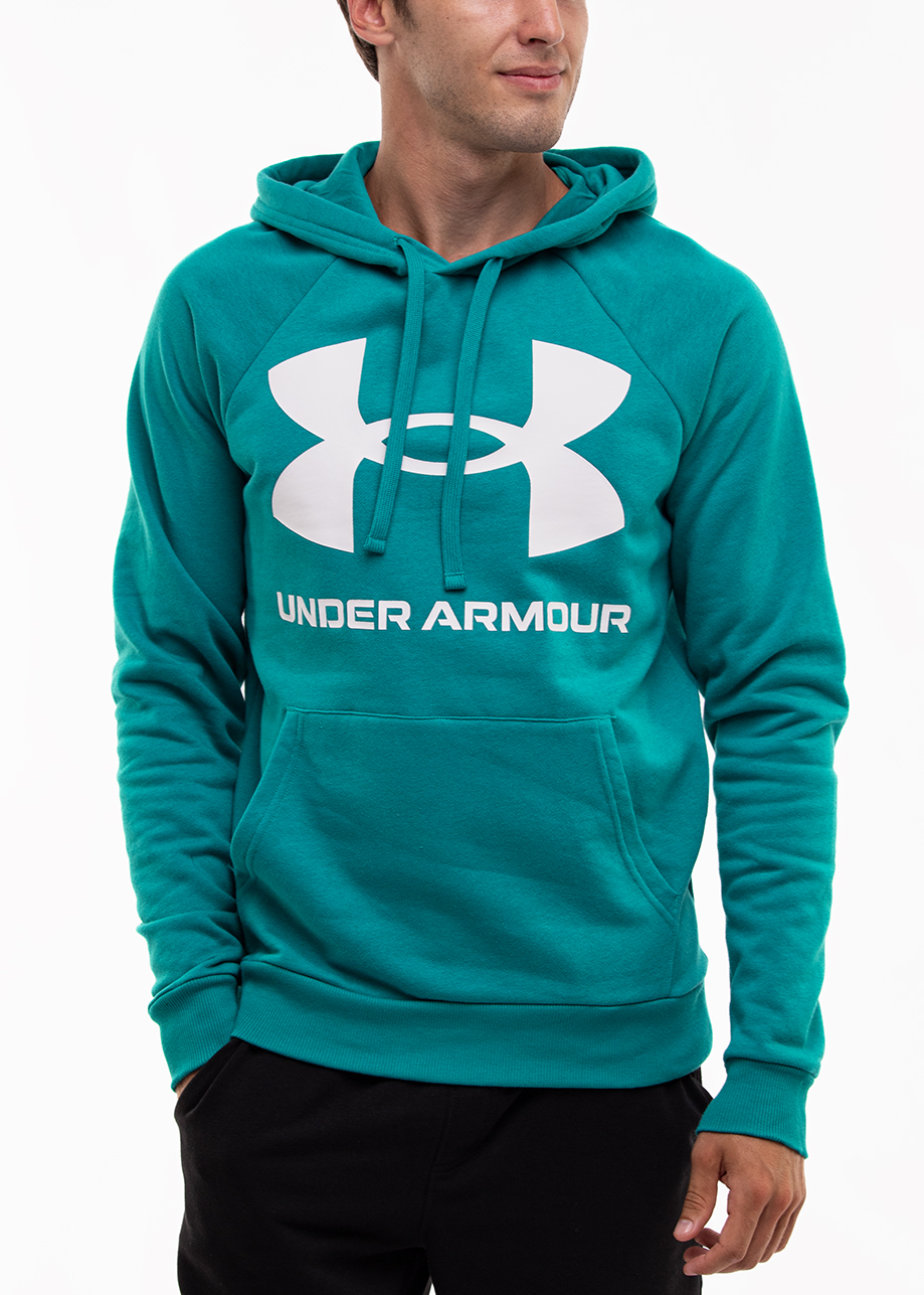 Under Armour pánská mikina s kapucí sportovní tepláková logo hoodie vel M