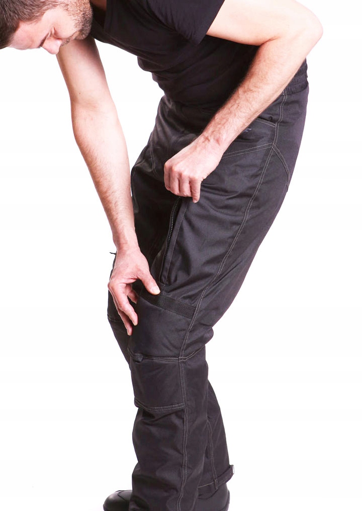 LEKKIE WYGODNE SPODNIE MOTOCYKLOWE M MEMBRANA Rozmiar M