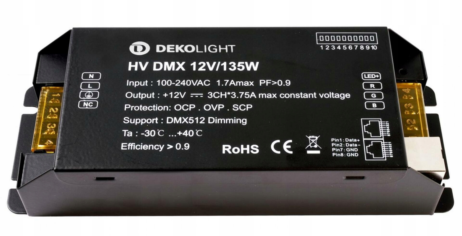 Light Impressions KapegoLED napájanie Hv DMX 12V/135W konštantné napätie IP20