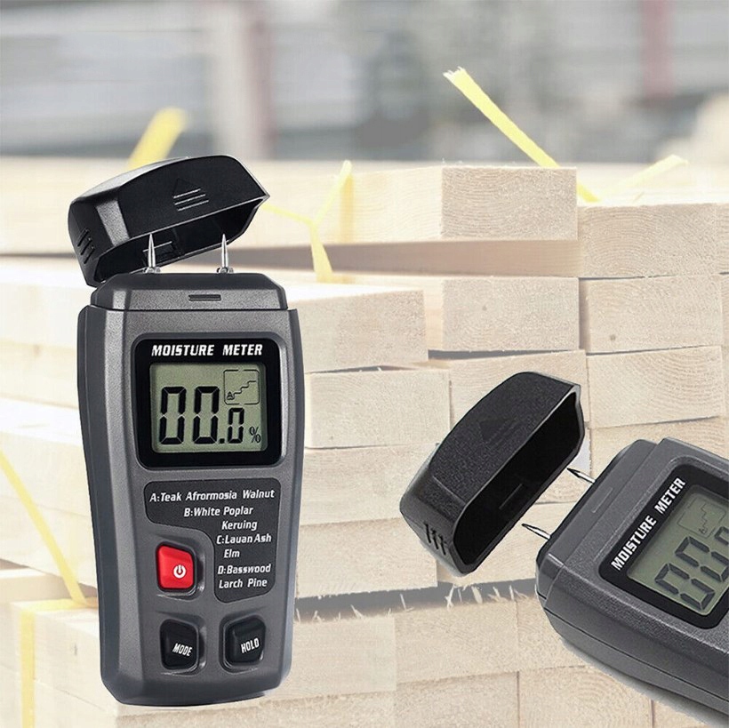 TESTER MIERNIK WILGOTNOŚCI LCD URZĄDZENIE POMIAROWE ŚCIANA DREWNA ŚCIENNA Przeznaczenie do drewna