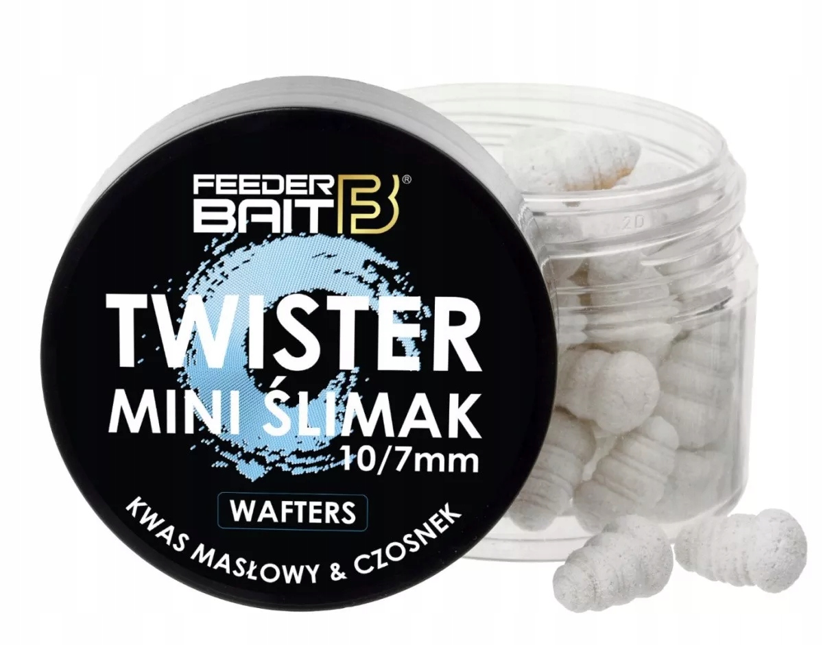 Twister Mini Ślimak Wafters Feeder Bait Kwas Masłowy & Czosnek