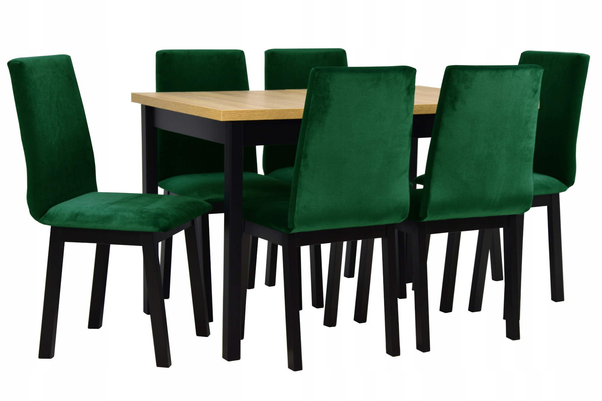 Tabuľka 70x120/160 cm + 6 stoličiek MODERNÝ SÚBOR