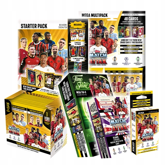 Mega Multipack Match Attax 2025 Topps Saszetki do Albumu