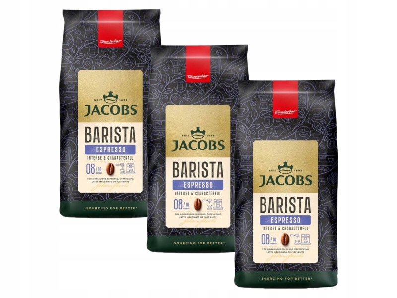 Kawa ziarnista Jacobs Barista Editions Espresso 3 x 1 kg