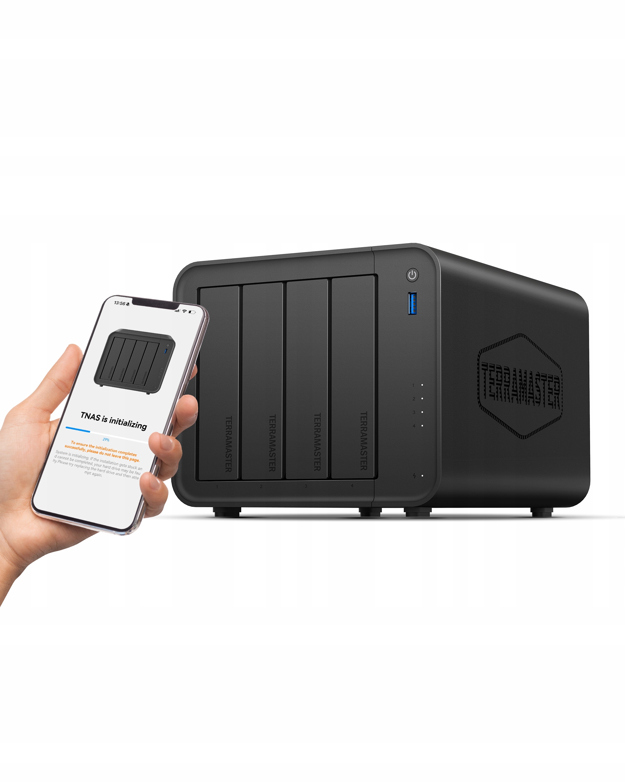 Serwer plików Nas Terramaster F4- 425 Intel N5095, 16GB Ram, 4 zatoki