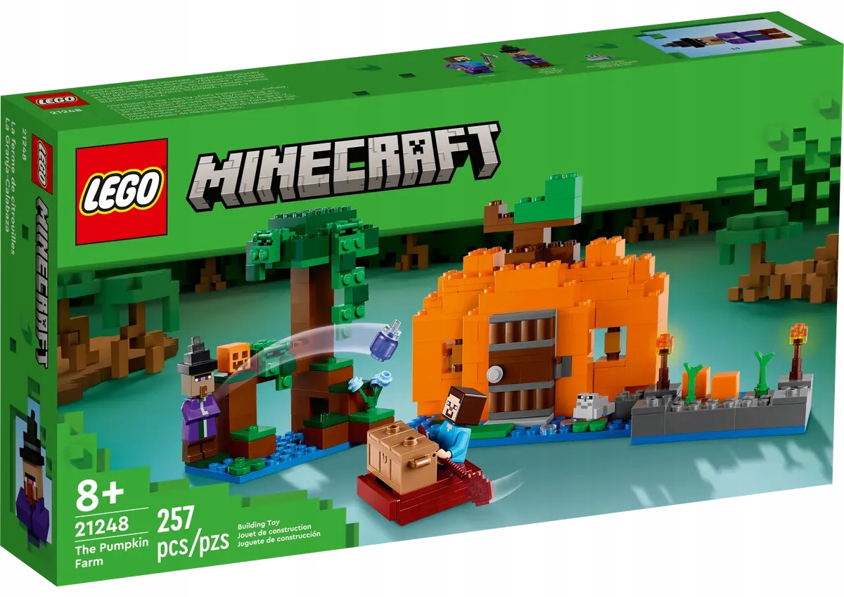 Lego Minecraft Dýňová Farma Sada Kostek 21248