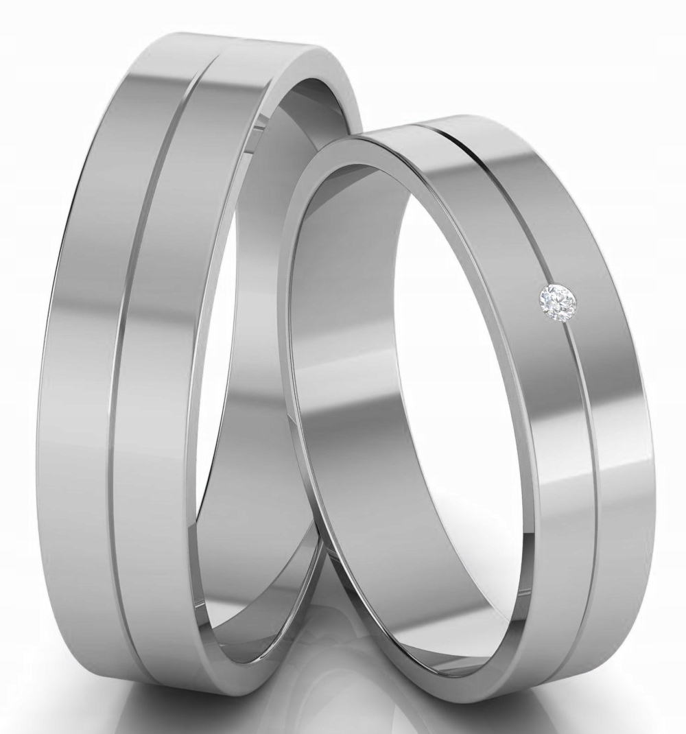 Stříbrné Svatební Se Zirkony Pr 925 Gravírování