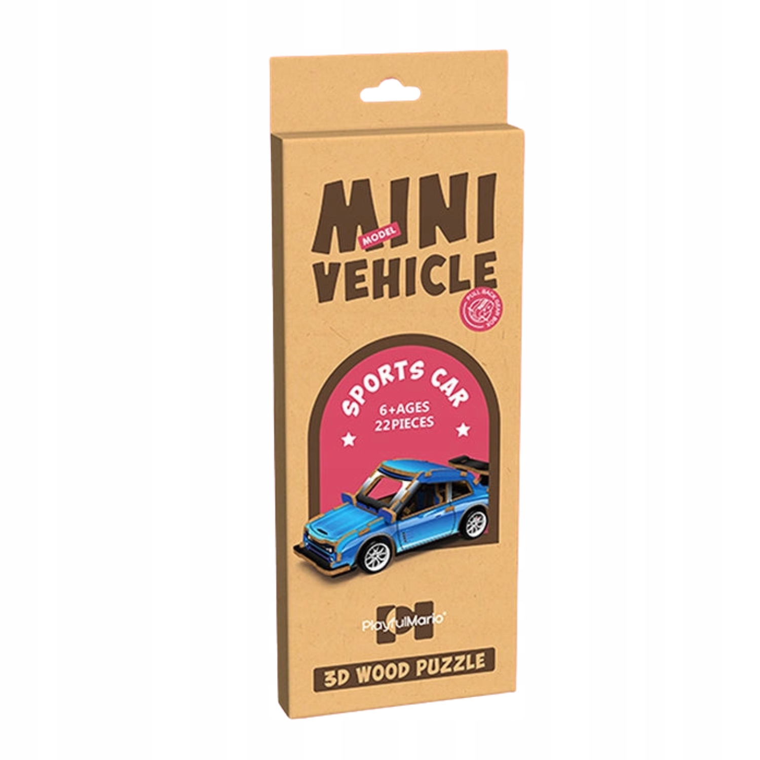 Адвент-календарь Pan i Pani Gadzet Mini Vehicle, 24 деревянных 3D-пазла машинок, от 6 лет — фото 5