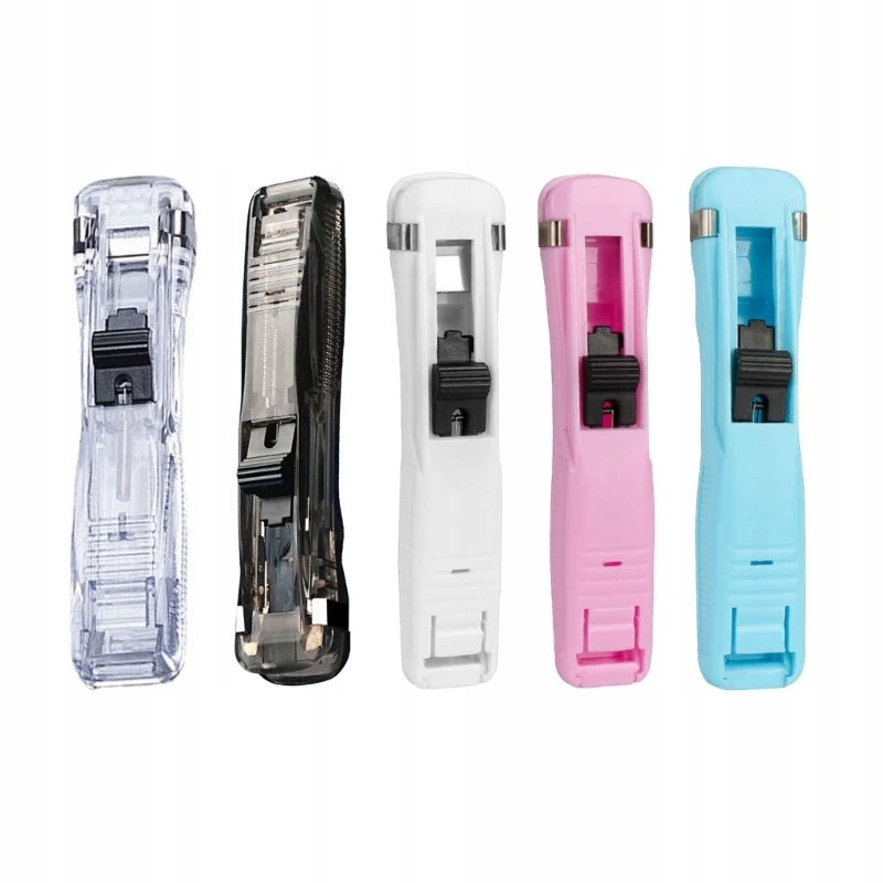 Paper Clip Holder Clam Clip Dispensers Reusable Push Stapler Multifunctiona Marka inna
